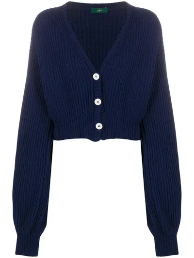 Jejia V-neck Cardigan In Blue