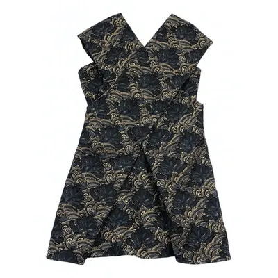 Pre-owned Kenzo Mini Dress In Anthracite