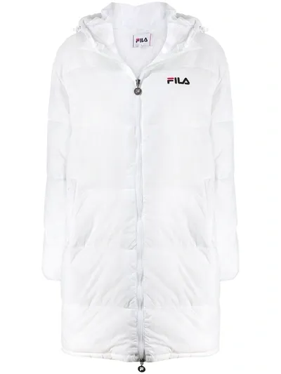 Fila Bronwed Puffer Coat In White