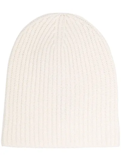 Joseph Knitted Cashmere Beanie In Neutrals