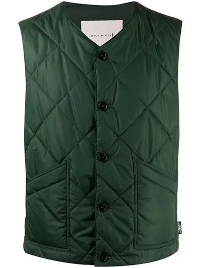 Mackintosh Hig Quilted Liner Vest In Green