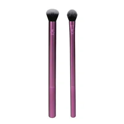 Real Techniques Eye Shade + Blend Brush Set In Assorted