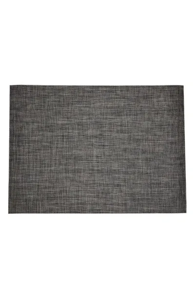 Chilewich Basketweave Indoor/outdoor Floor Mat In Carbon