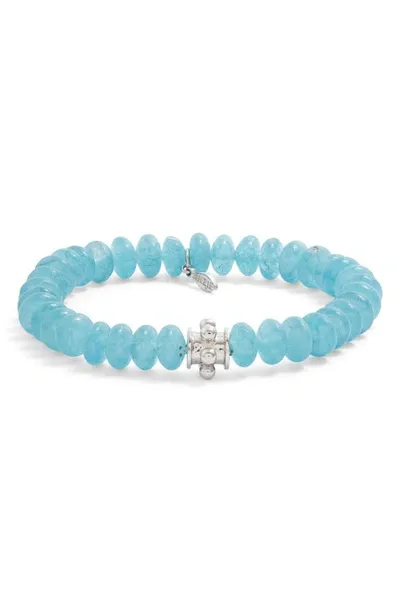 Anzie Bohème Blue Quartz Beaded Stretch Bracelet