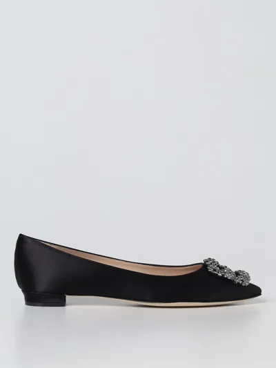 Manolo Blahnik Ballet Flats  Woman Color Black