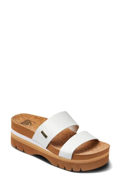 Reef Vista Hi Platform Slide Sandal In Cloud