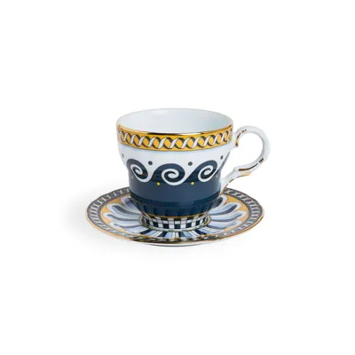 La Doublej Big Mama Cup And Saucer In Multicolor