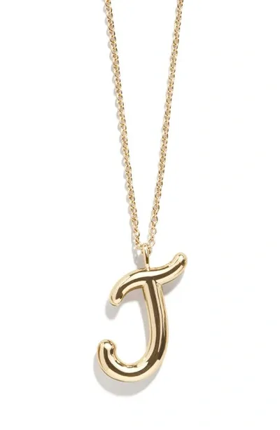 Baublebar Bubble Initial Necklace In J