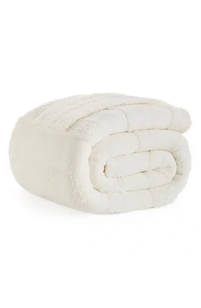 Ugg Seneca Plush Throw Blanket In Snow