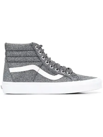 Vans Ua Sk8-hi Reissue Glitter Sneaker In Grey