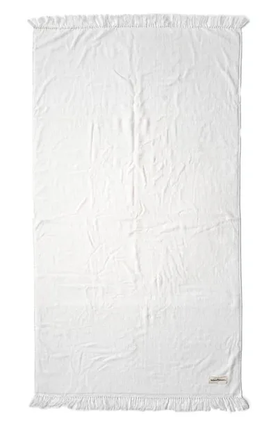 Business & Pleasure The Beach Towel In Antique White