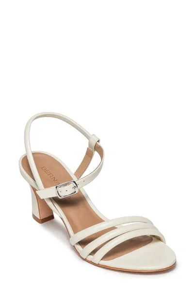 Bernardo Footwear Noor Ankle Strap Sandal In Eggshell