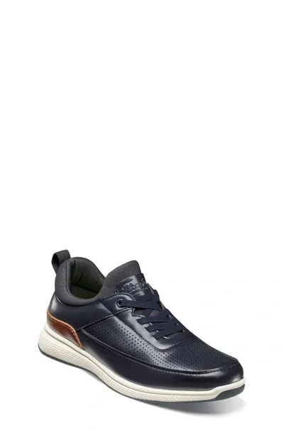 Florsheim Kids' Satellite Perforated Sneaker In Navy