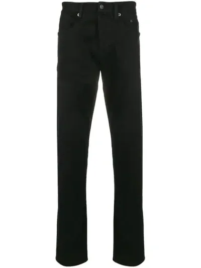 Siviglia Mid Rise Slim-fit Jeans In Black