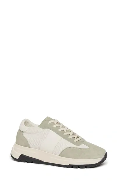 Paige Maya Mixed Media Sneaker In Sage