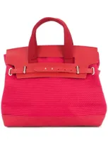 Cabas Nº55 Day Tripper Mini Tote Bag In Red