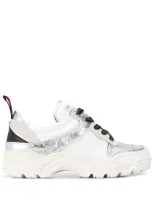 Zadig & Voltaire Chunky Sneakers In Silver