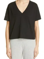 Loulou Studio Faaa Supima Cotton-jersey T-shirt In Black