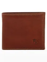 Il Bisonte Men's Vintage Leather Wallet In Vintage Cognac