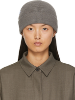 Studio Nicholson Grey Tini Beanie In Mole