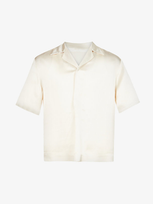 Bianca Saunders Kurt Angle Short-sleeved Satin Shirt In Neutrals