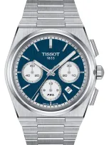 Tissot Prx Chronograph, 42mm In Blue