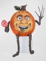 Katherine's Collection Goofy Lanky Leg Pumpkin Figure