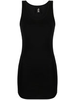 Thom Krom Round-neck Sleeveless Tank Top In Schwarz