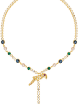 Marni Gold Charm Necklace In 00v60 Emerald