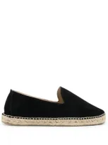 Manebi Manebí Hamptons Suede Espadrilles In Black