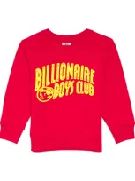 Billionaire Boys Club Kids' Arch Logo Sweatshirt In Red