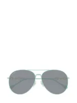 Gucci Eyewear Aviator Frame Sunglasses In Blue