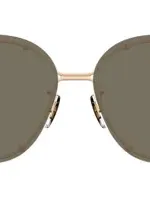 Gucci Eyewear Square In Gold