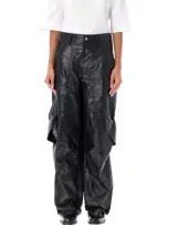 Isabel Marant Divina Cargo Pants In Black