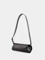 Jil Sander Cannolo Mini Purse In Black