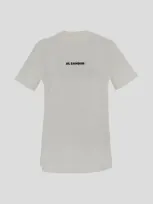 Jil Sander T-shirt In No-color