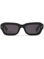 Lanvin Geometric-frame Sunglasses In Black