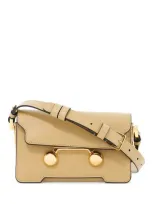 Marni Mini Trunkaroo Shoulder Bag In Beige