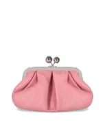 Max Mara Pasticcino Prati Small Rosa Clutch In Orange