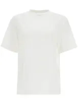 Mm6 Maison Margiela Numeric Logo T-shirt In White