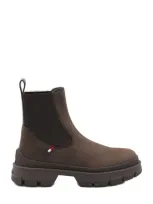 Moncler Hevea Chelsea Boots In Brown