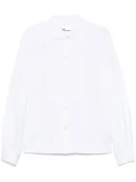 Noir Kei Ninomiya Peter Pan-collar Shirt In White