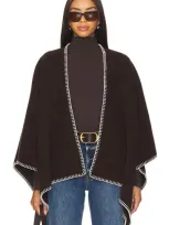 Rag & Bone Trench Poncho In Biscuit