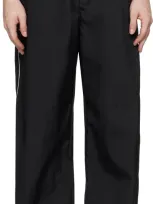 Rivington Roi Rebis Black Penta Track Pants In Black Nylon