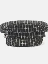 Roger Vivier Broche Sailor Cap In Black