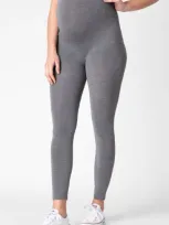 Seraphine Over The Bump Maternity Leggings In Gray