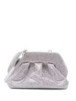 Themoirè Tia Strass Bag In Silver