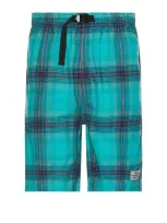 Thisisneverthat Belted Check Short In Green