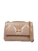 Tory Burch Leather Shoulder Bag In Brown