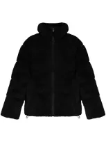 Ugg Shearling Jacket In Black